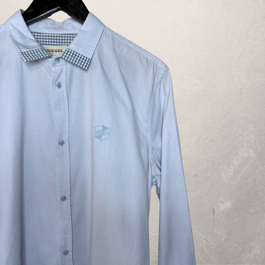 Diesel lightblue cotton shirt XL