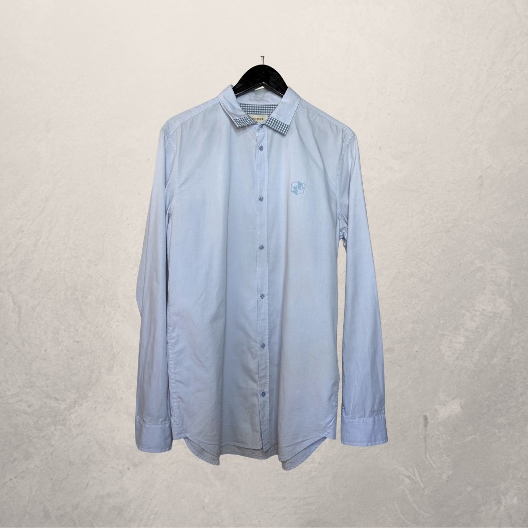 Diesel lightblue cotton shirt XL