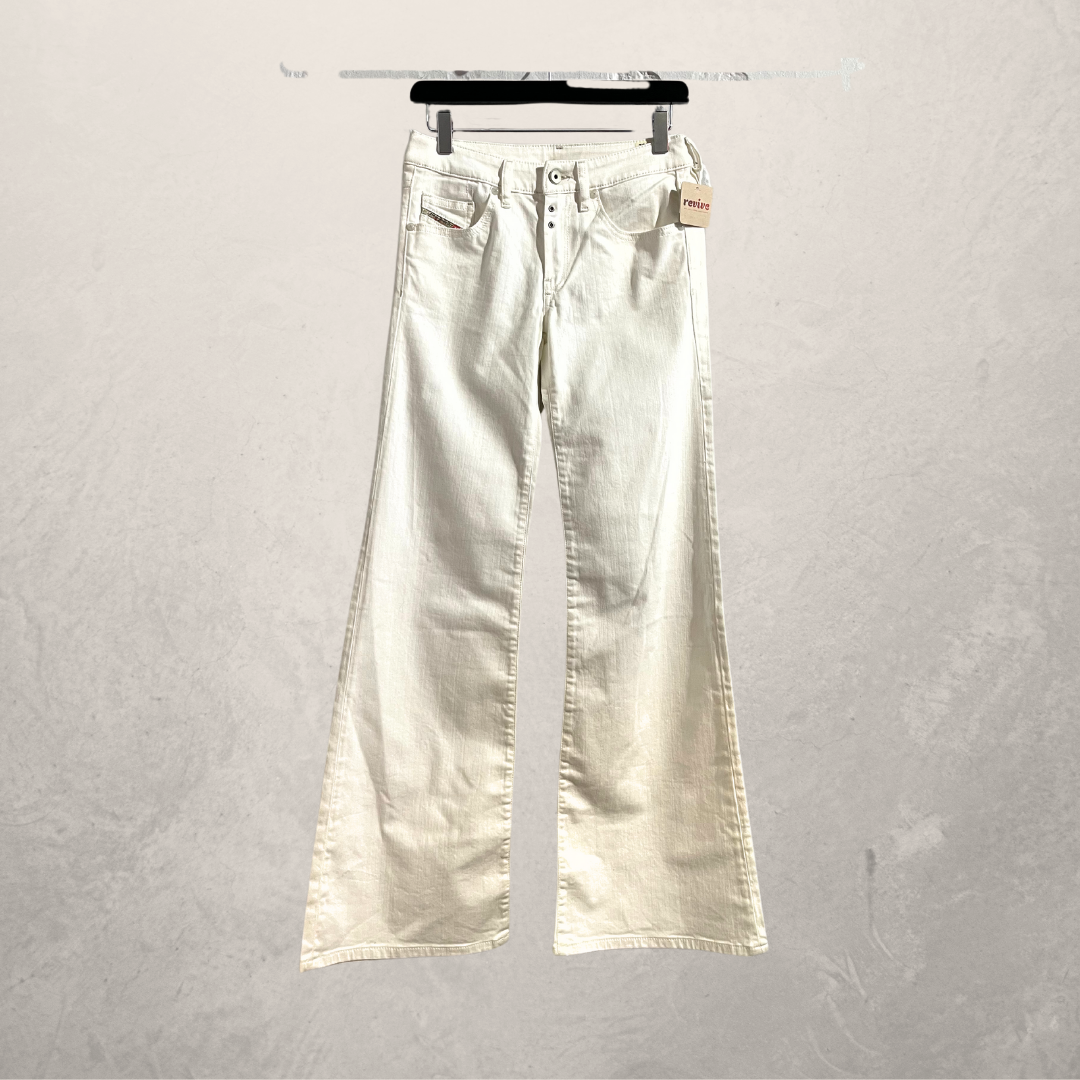 Diesel witte denim broek XS