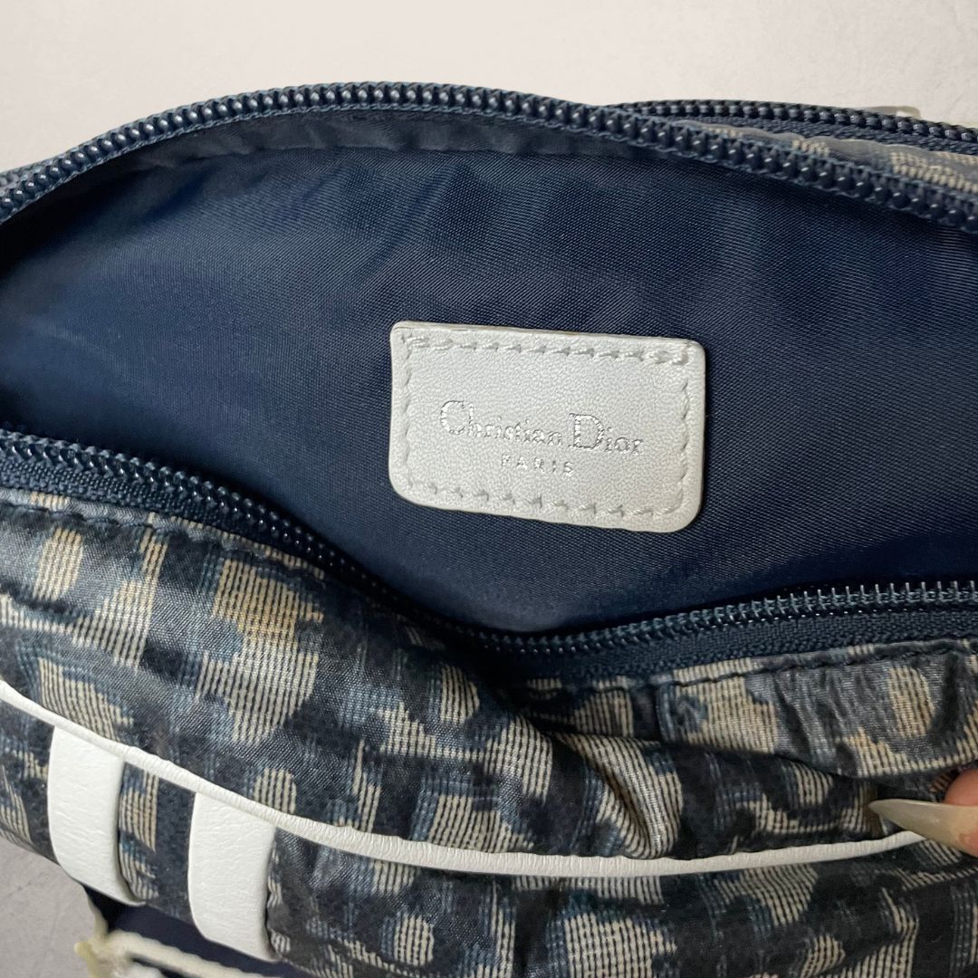 Dior blue oblique belt bag - by Romae Studio