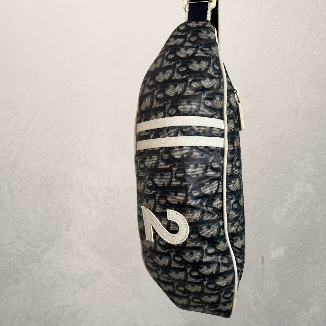 Dior blue oblique belt bag - by Romae Studio