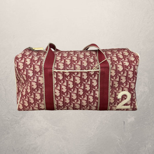 Dior red oblique trotter handbag - by Romae Studios