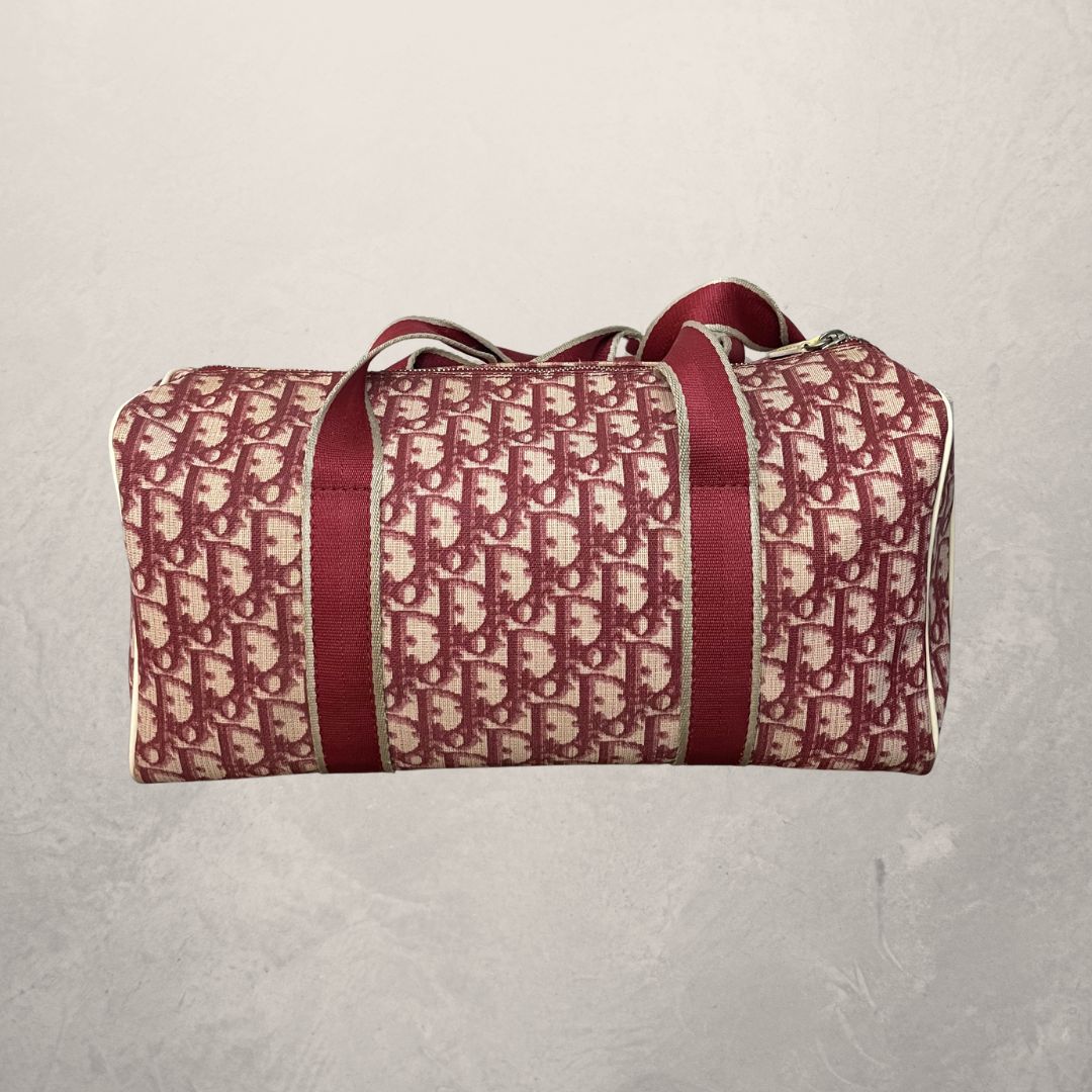 Dior red oblique trotter handbag - by Romae Studios