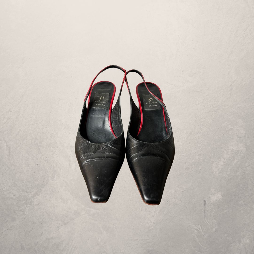 Di sandro black heels 37