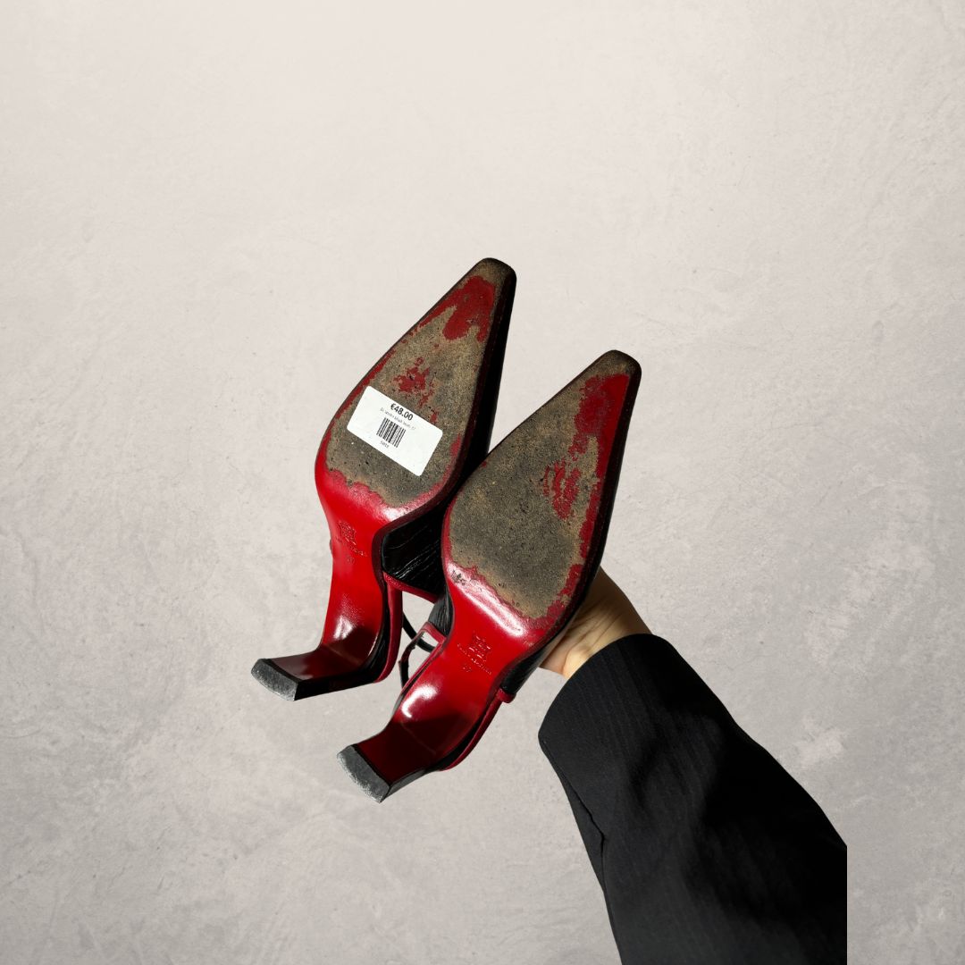 Di sandro black heels 37