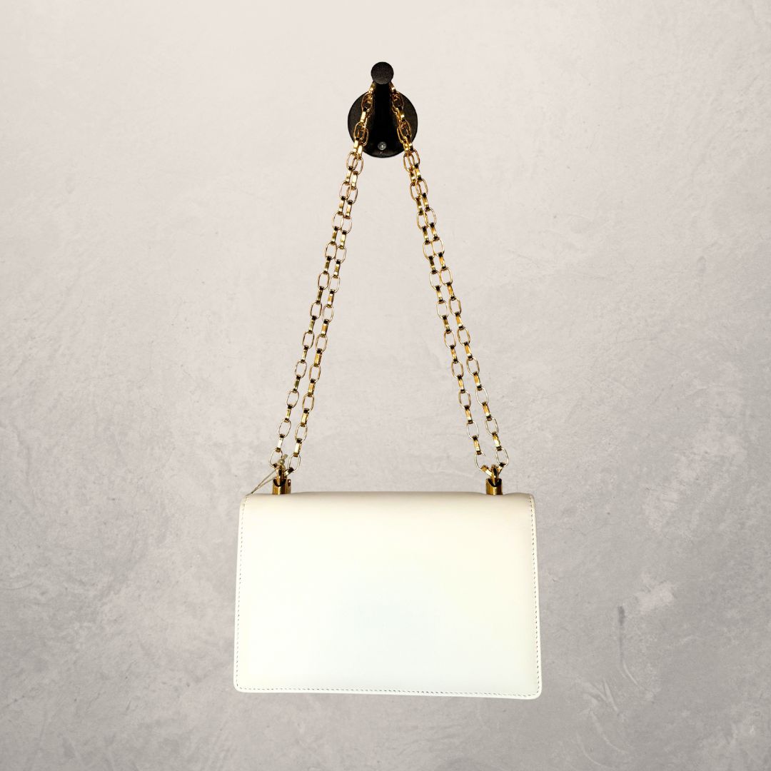 Dolce & Gabbana White DG girls leather handbag