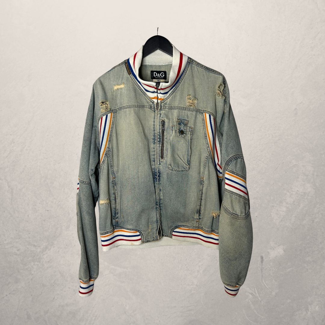 Dolce & Gabbana blue denim jacket L