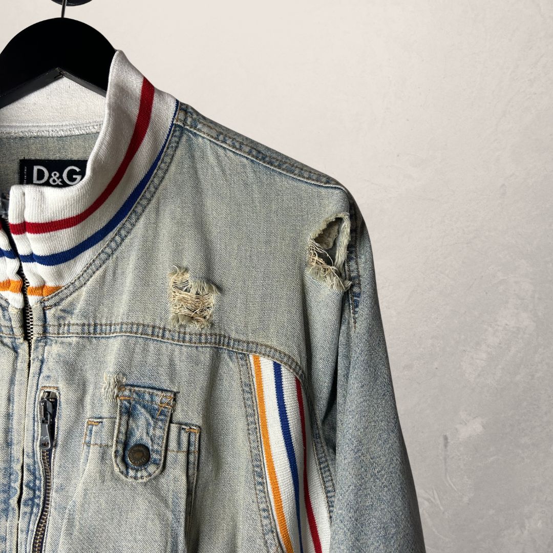 Dolce & Gabbana blue denim jacket L