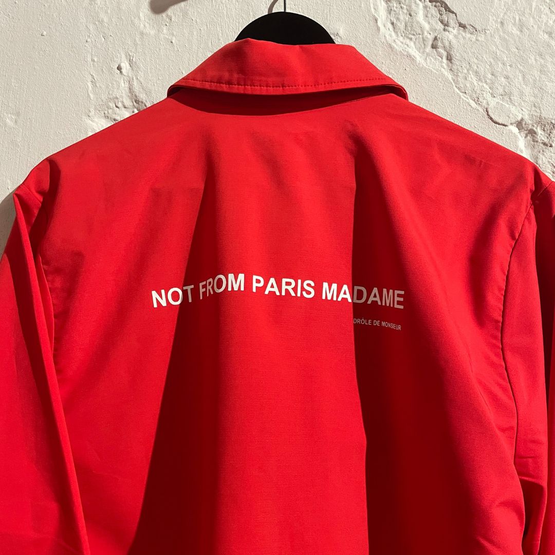 Drôle de Monsieur red coach jacket M