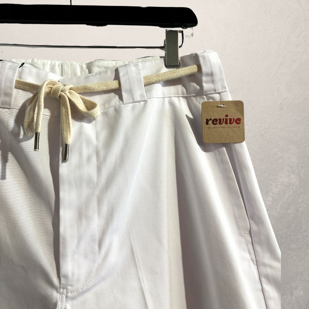 Drole de Monsieur witte korte broek M/L