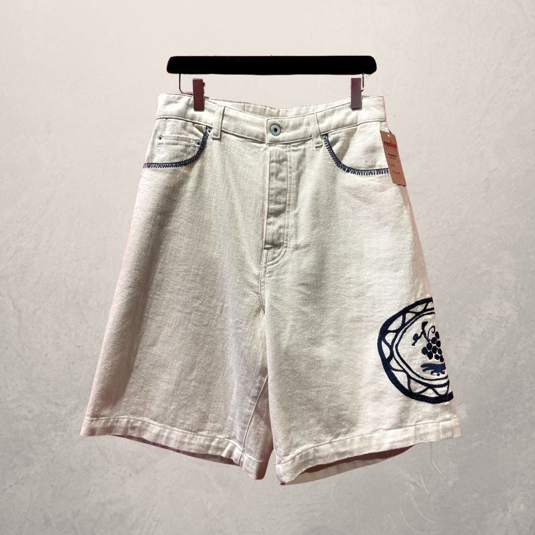 Drole de monsieur "le Short art de la table" ecru short S