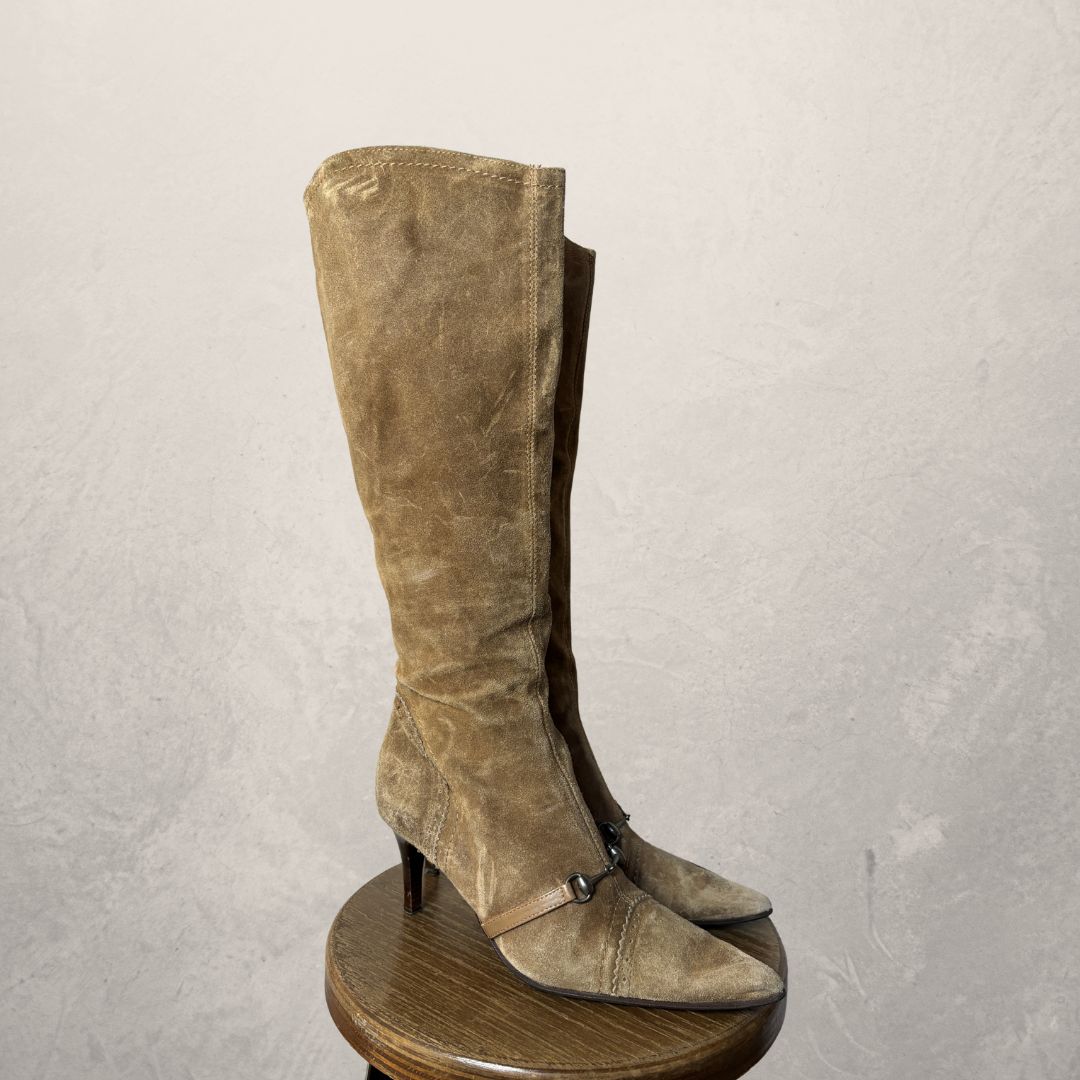 Erny van Reijmersdale brown suede boots 41