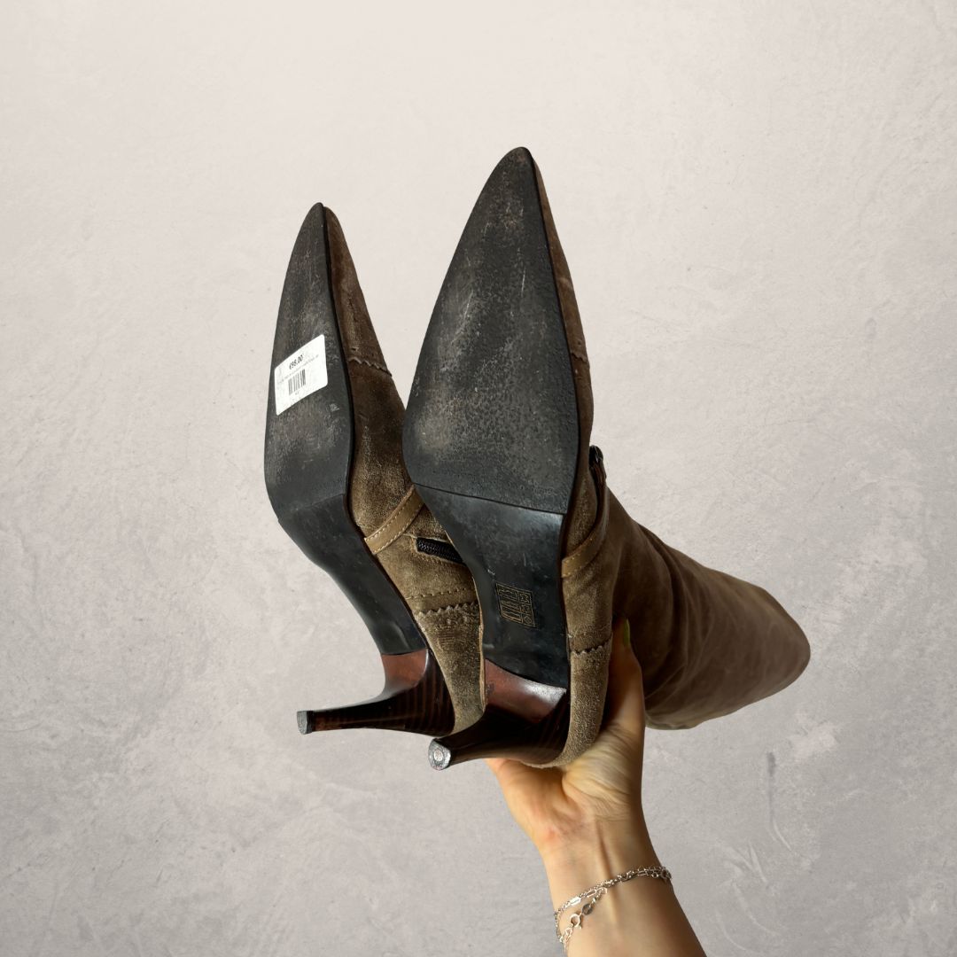 Erny van Reijmersdale brown suede boots 41