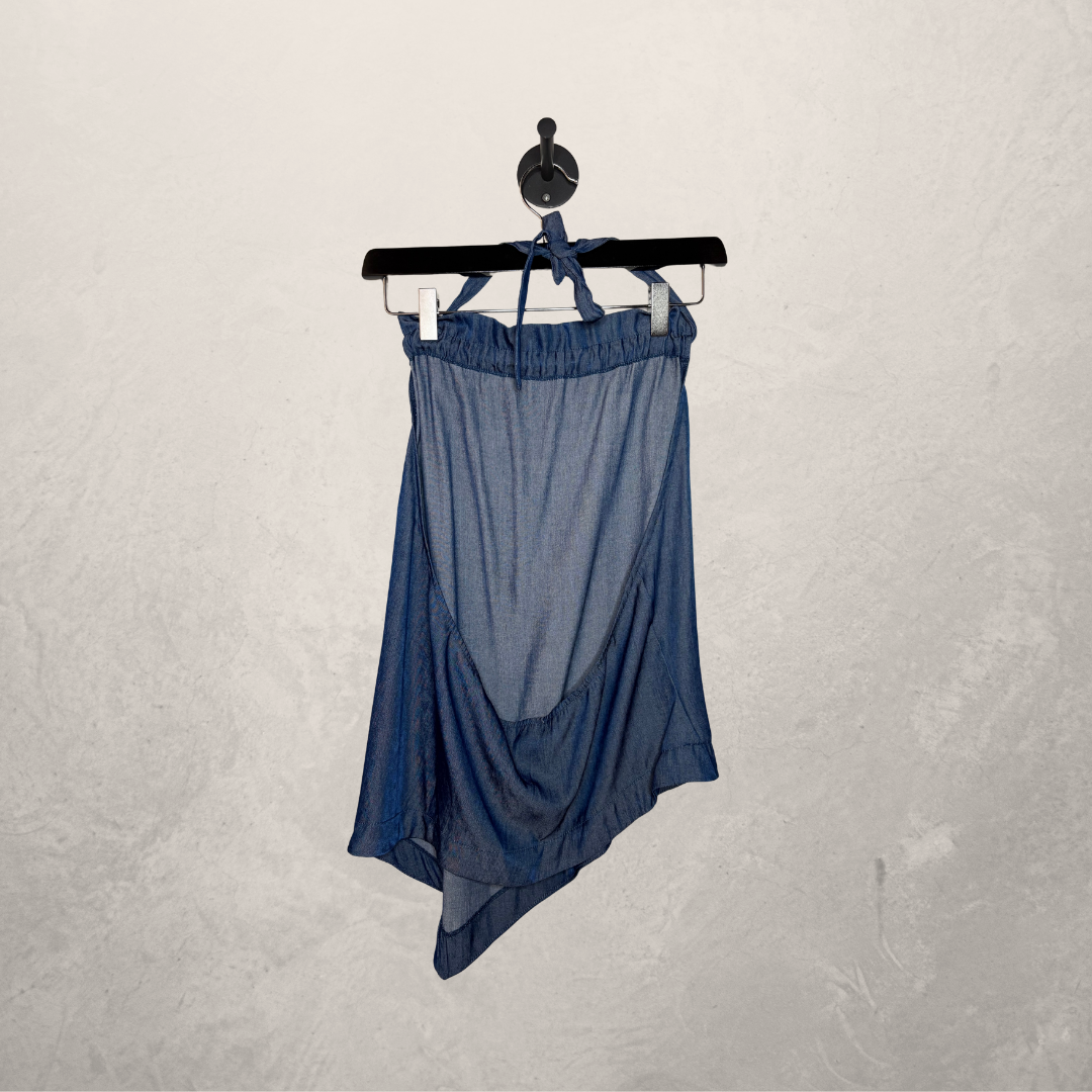 Esthe Blue Halter Top M