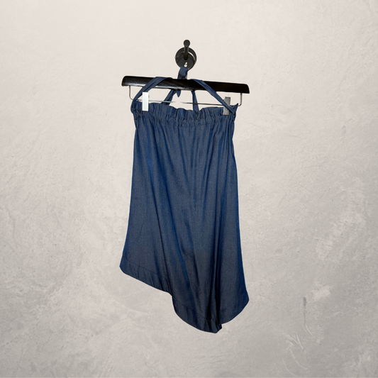 Esthe Blue Halter Top M