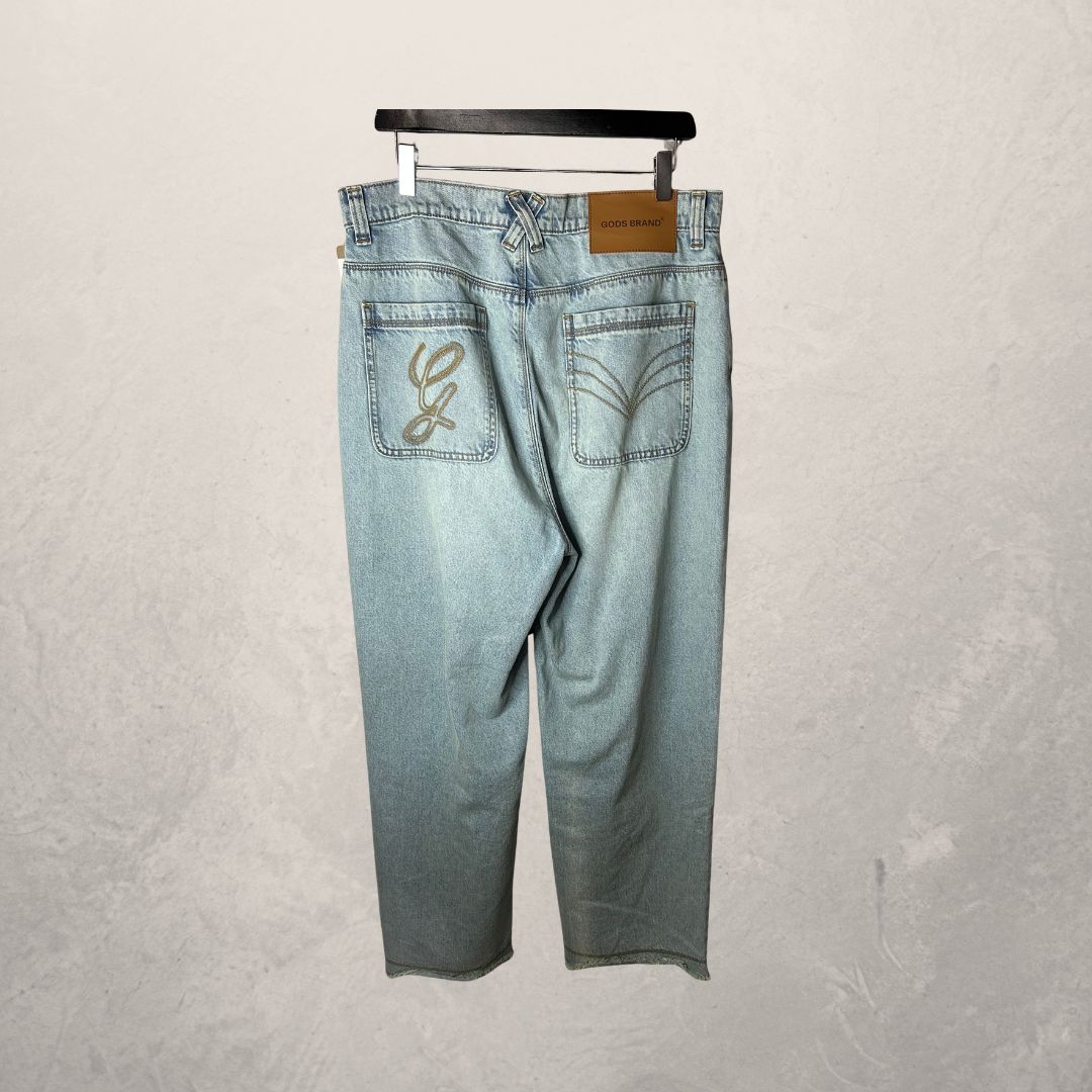 Fake Gods lightblue jeans 32x32