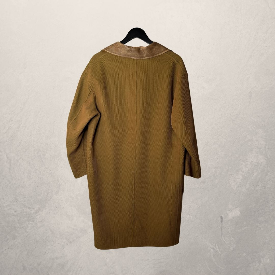 Fendi brown long coat M/L