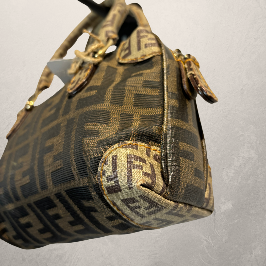 Fendi brown monogram ‘2WAY’ handbag- by Romae Studios