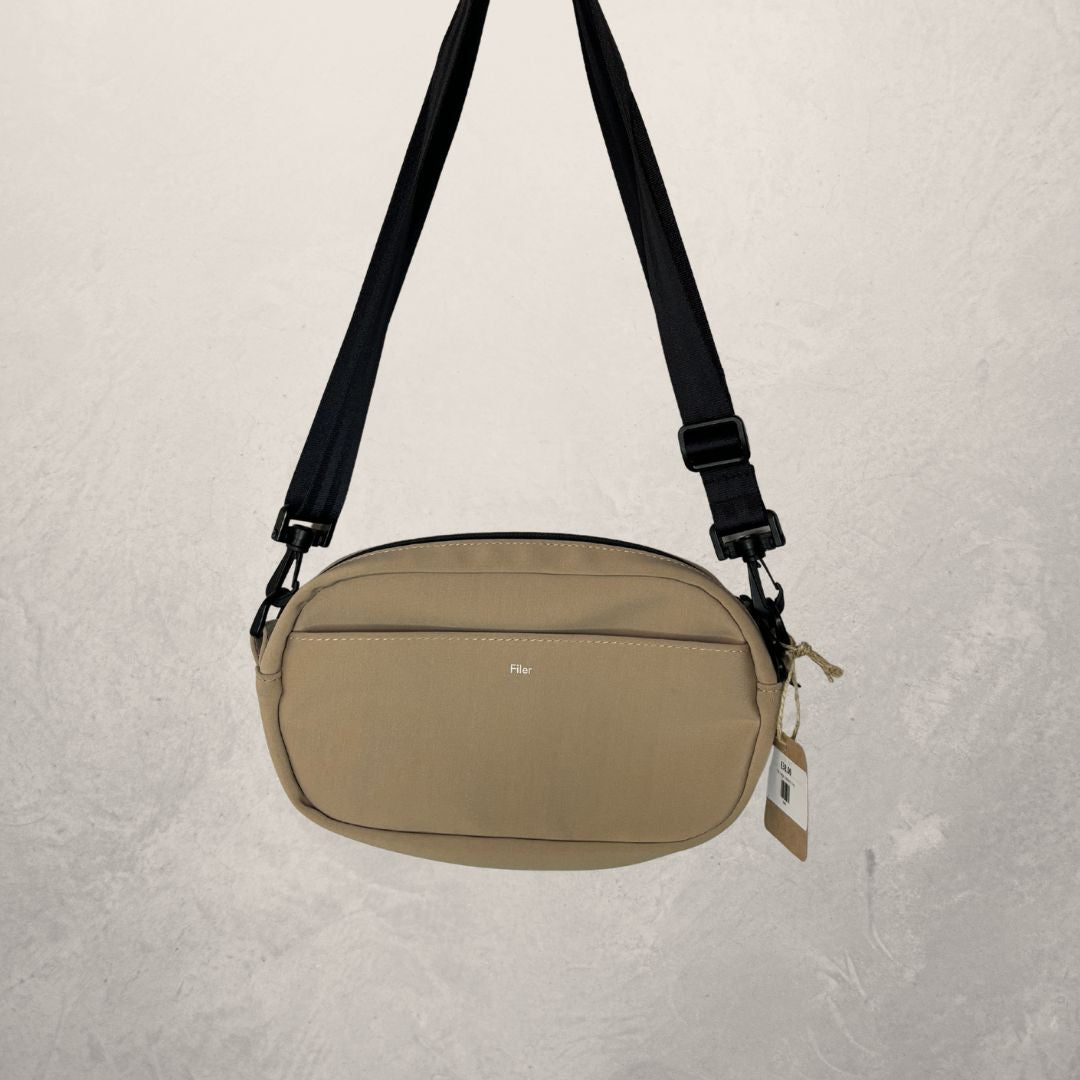 Filer beige crossbody bag