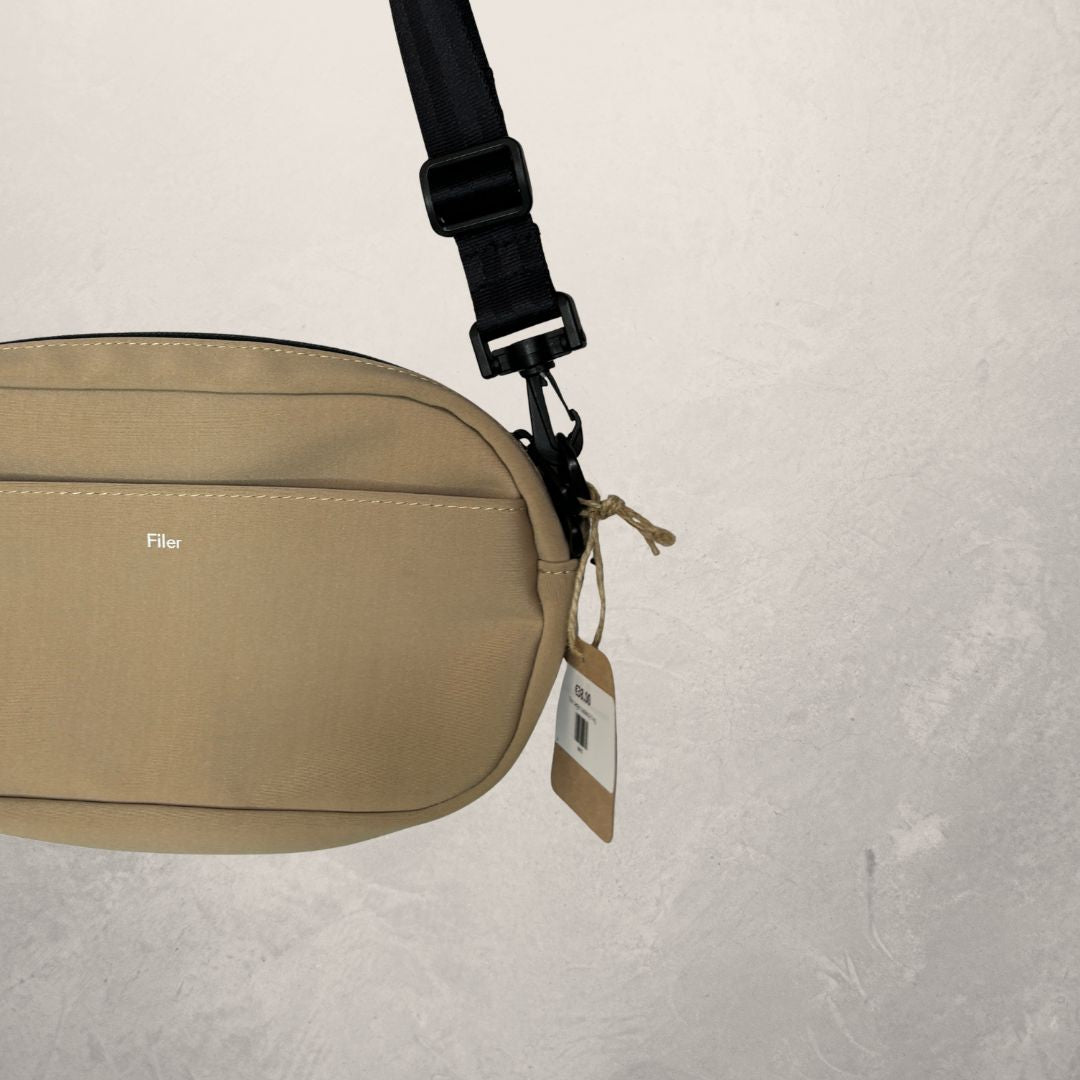 Filer beige crossbody bag