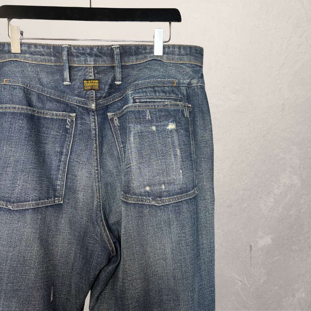 G-Star middenblauwe wijde jeans 30x32