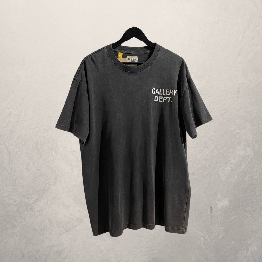 Gallery Department grey wash graphic t shirt L