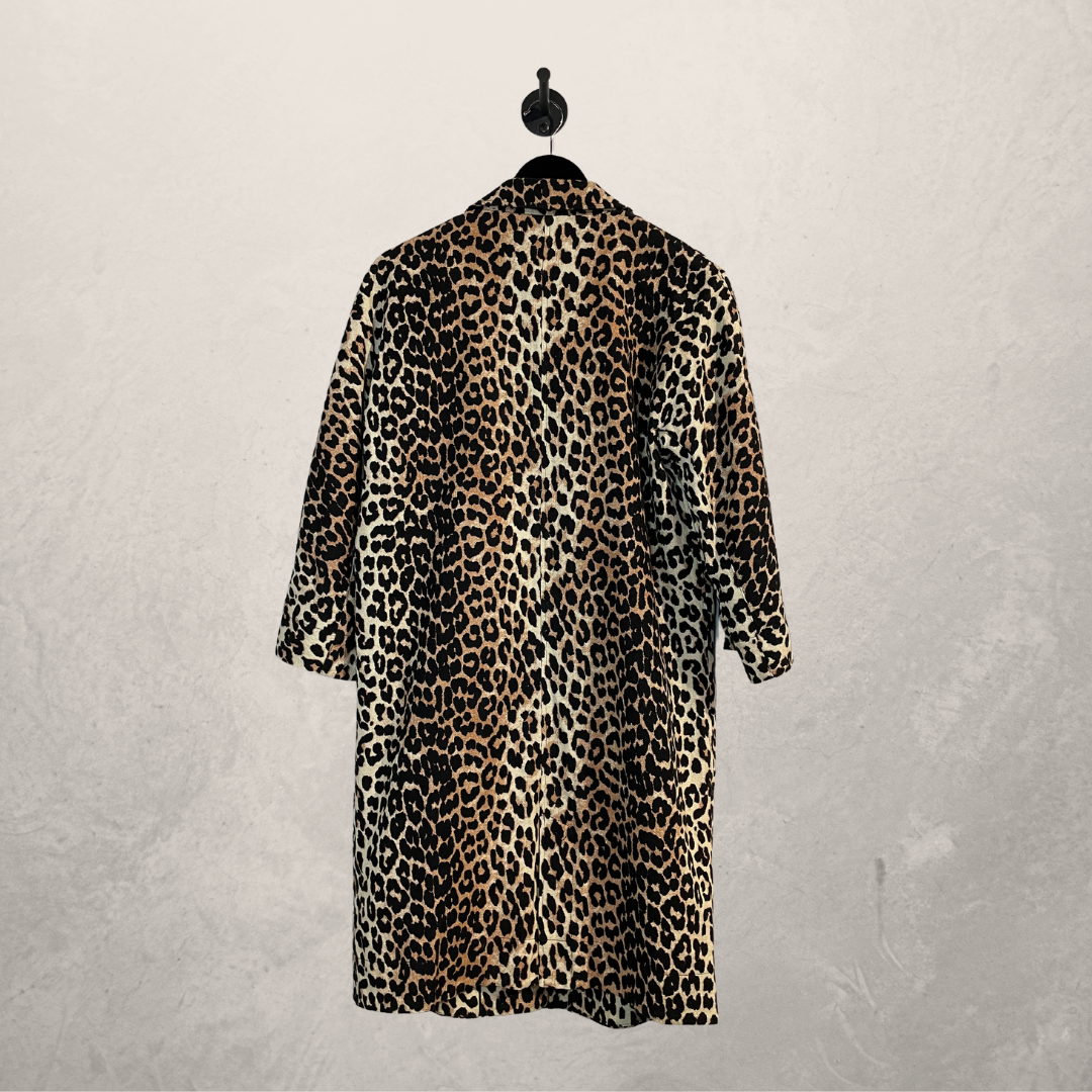 Ganni 2024 leopard coat