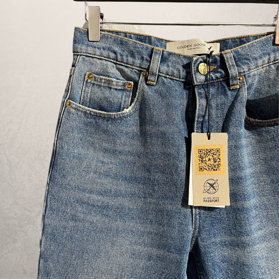 Golden Goose mid blue denim pants 26/XS