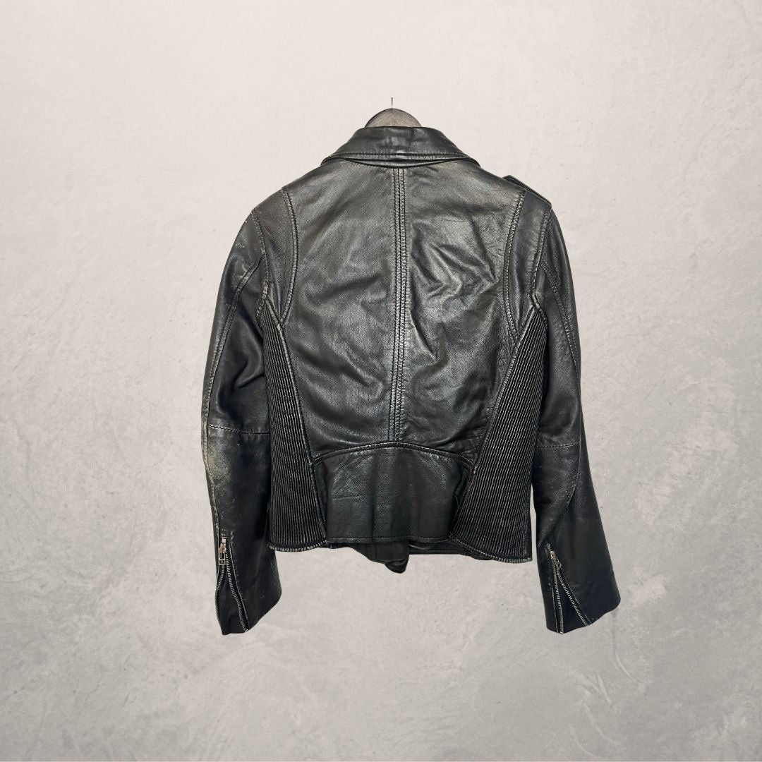 Goosecraft zwart leren jack M