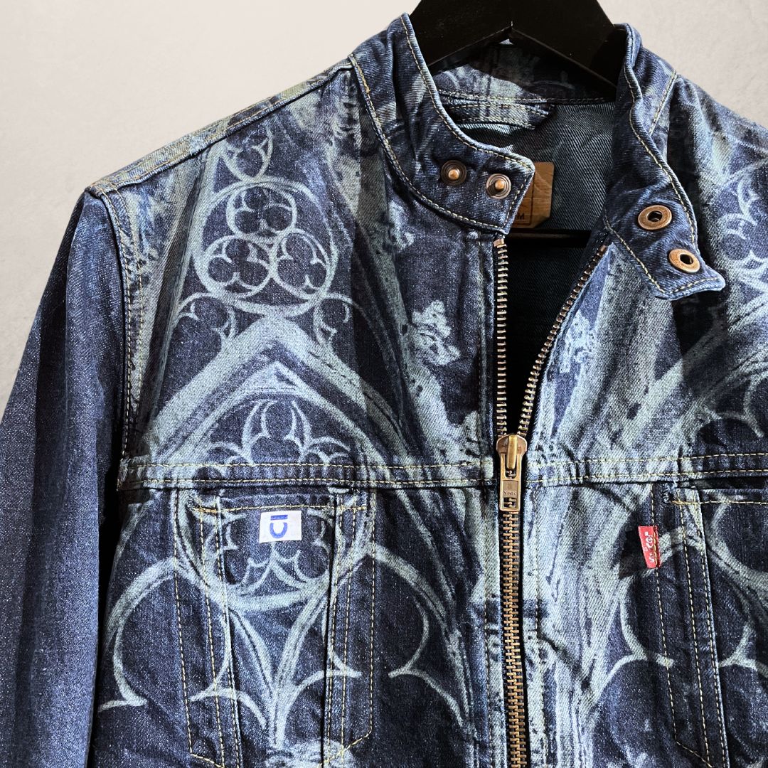 "Gothic" Levis mid blue denim Jacket M -by @TheRealClubIndigo