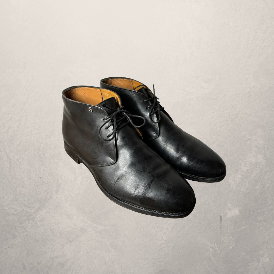 Greve black leather shoes 42,5