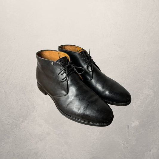 Greve black leather shoes 42,5