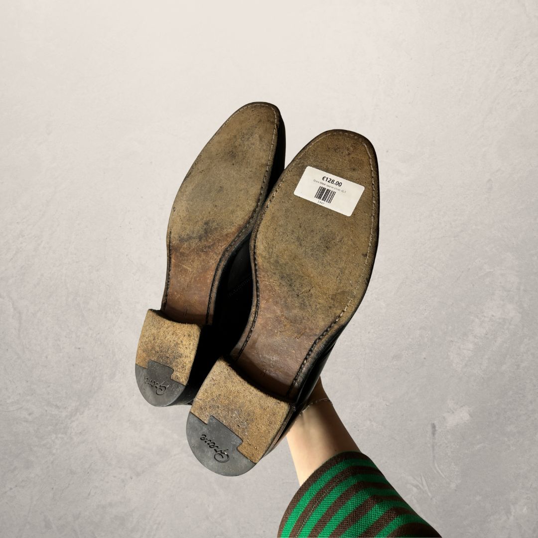 Greve black leather shoes 42,5