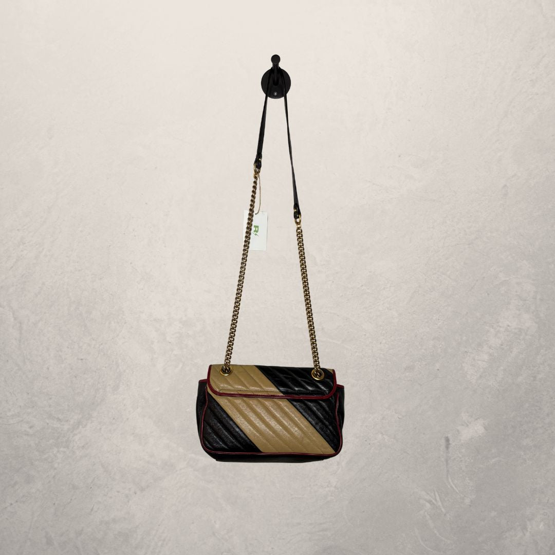 Gucci 3-coloured Marmont bag w/ gold hardware - by Romae Studios