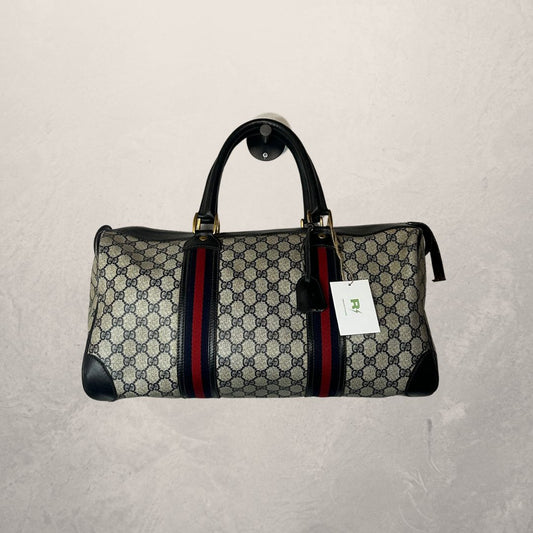 Gucci Boston GG Supreme Sherry handbag - by Romae Studios