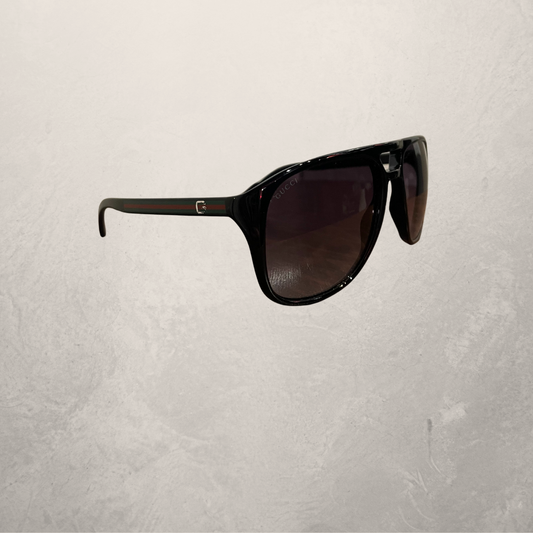 Gucci black aviator sunglasses (with case)