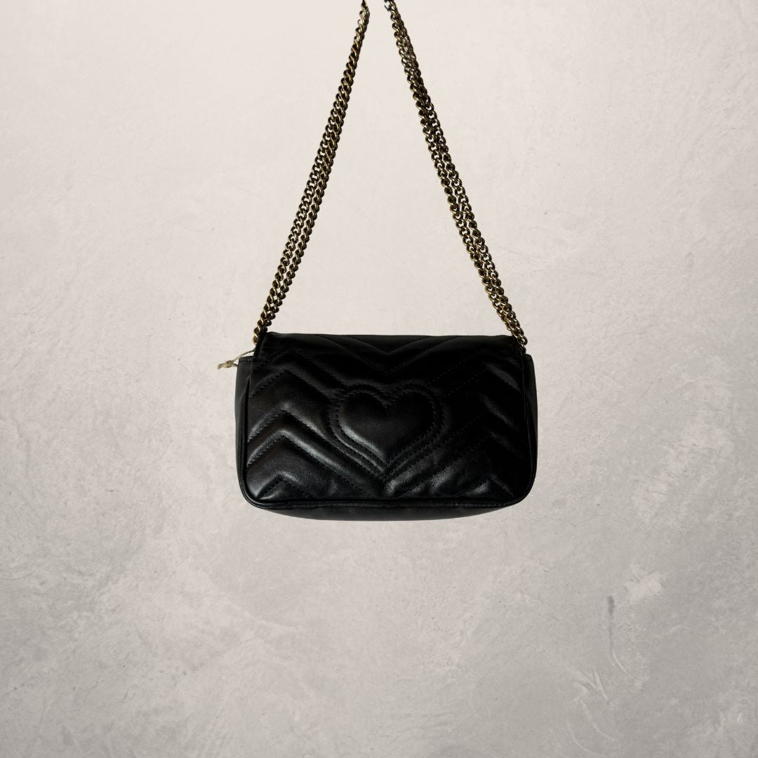 Gucci black marmont mini bag