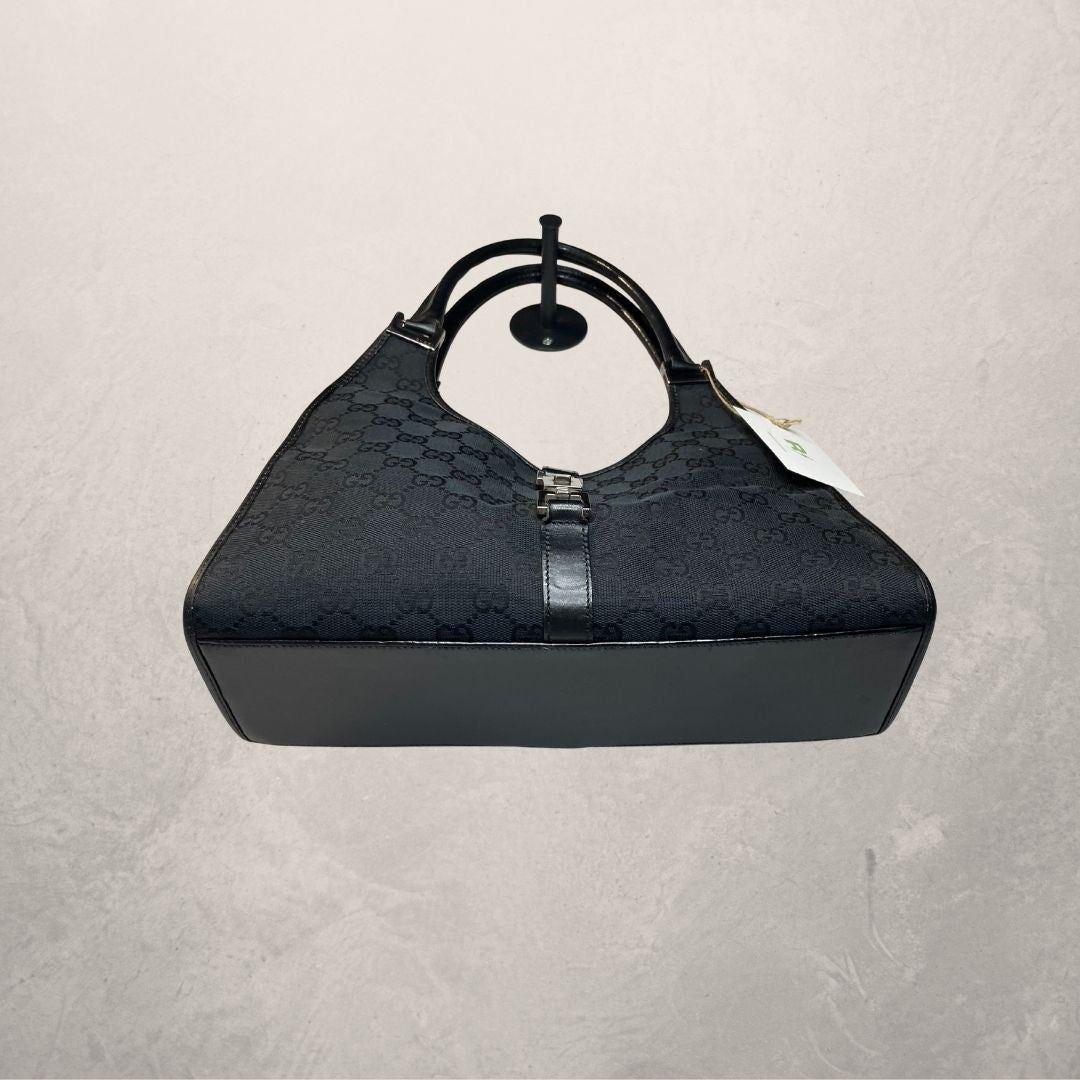 Gucci zwarte monogram Jackie handtas - door Romae Studios