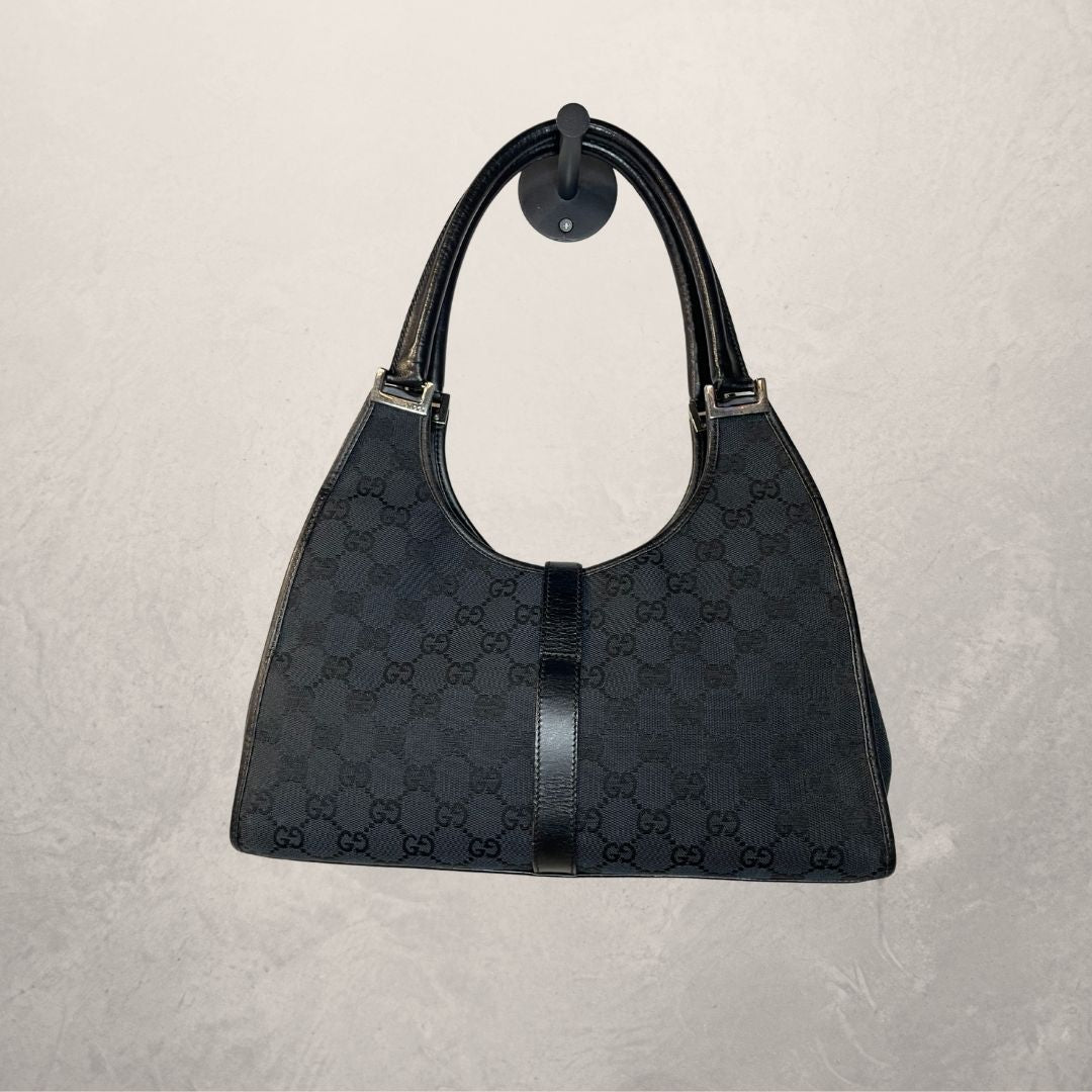 Gucci zwarte monogram Jackie handtas - door Romae Studios