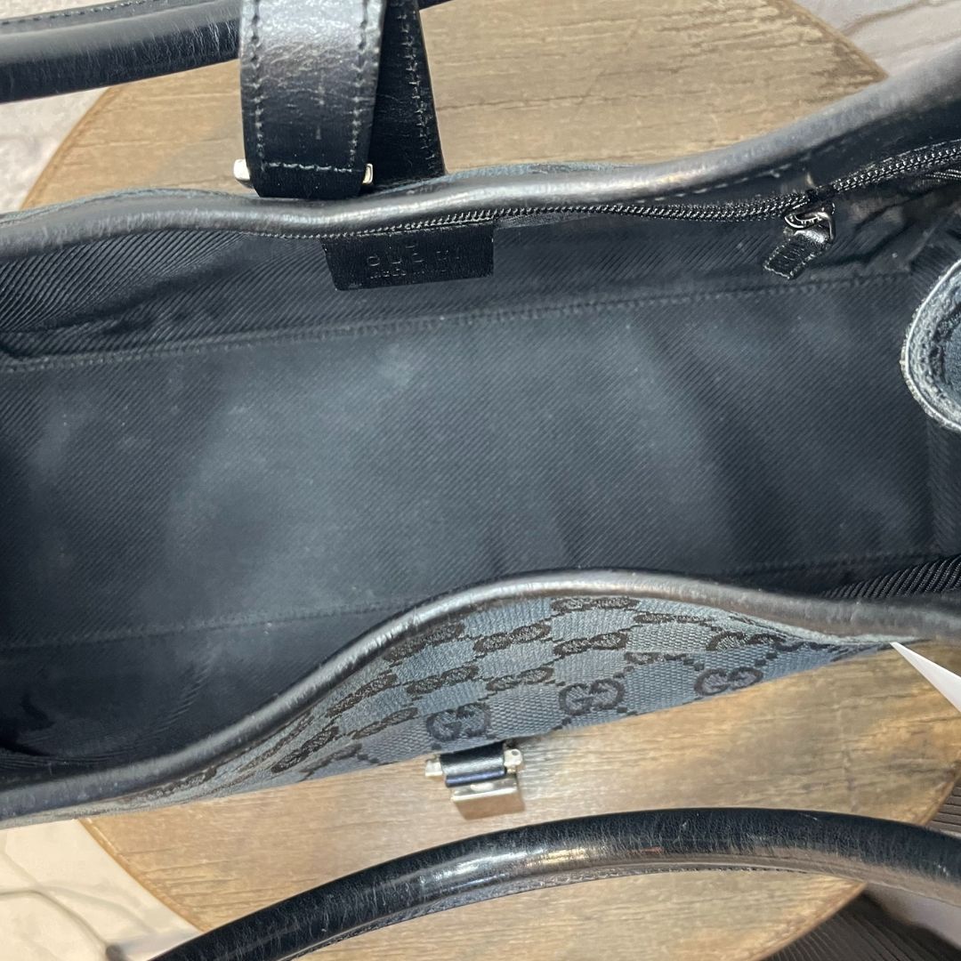 Gucci zwarte monogram Jackie handtas - door Romae Studios