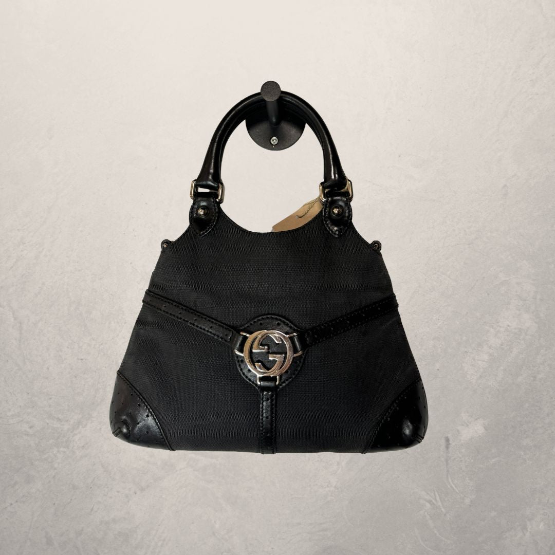 Gucci black small handbag - by Romae Studios
