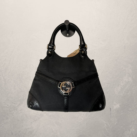 Gucci black small handbag - by Romae Studios