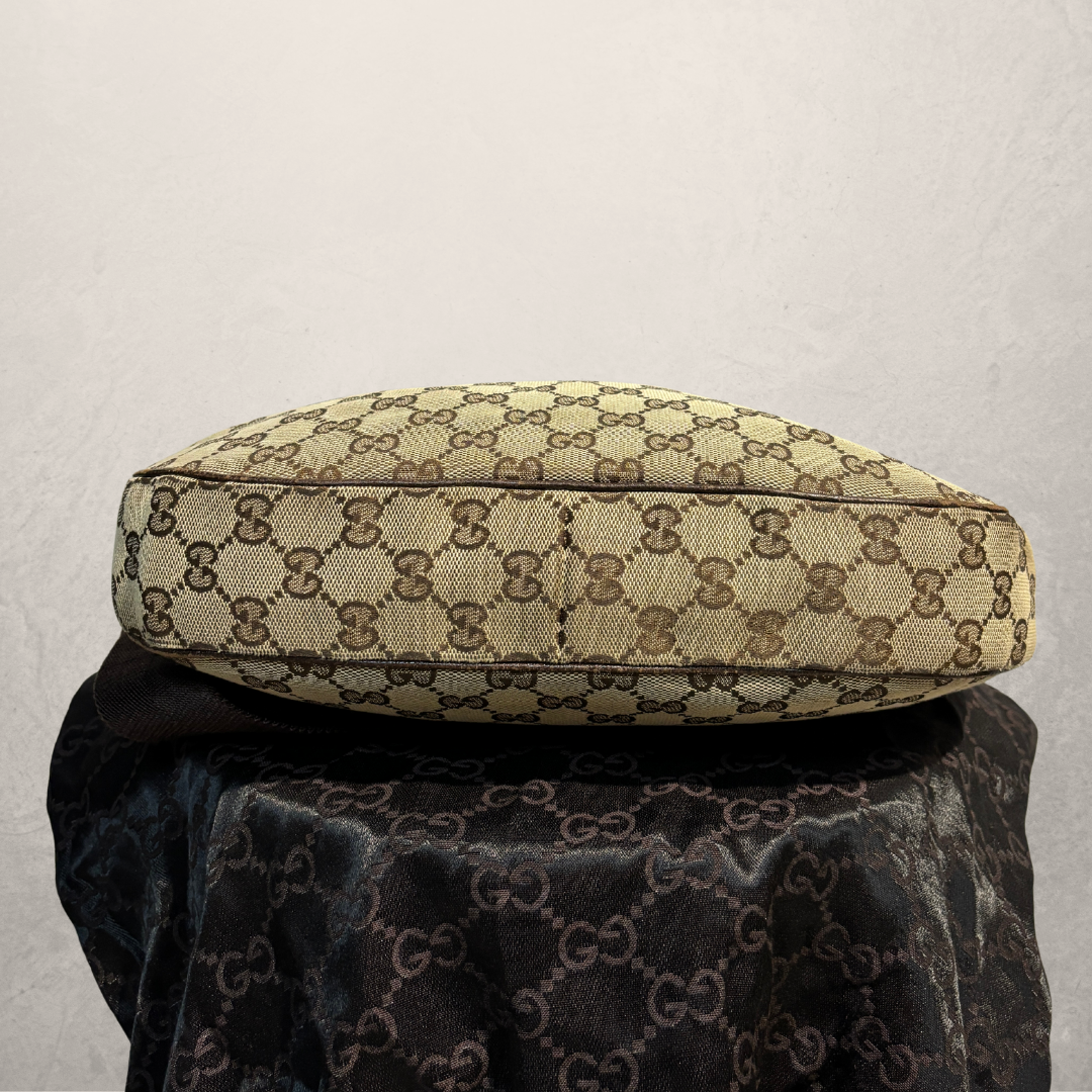 Gucci brown monogram canvas crossbody bag -by RomaeStudios