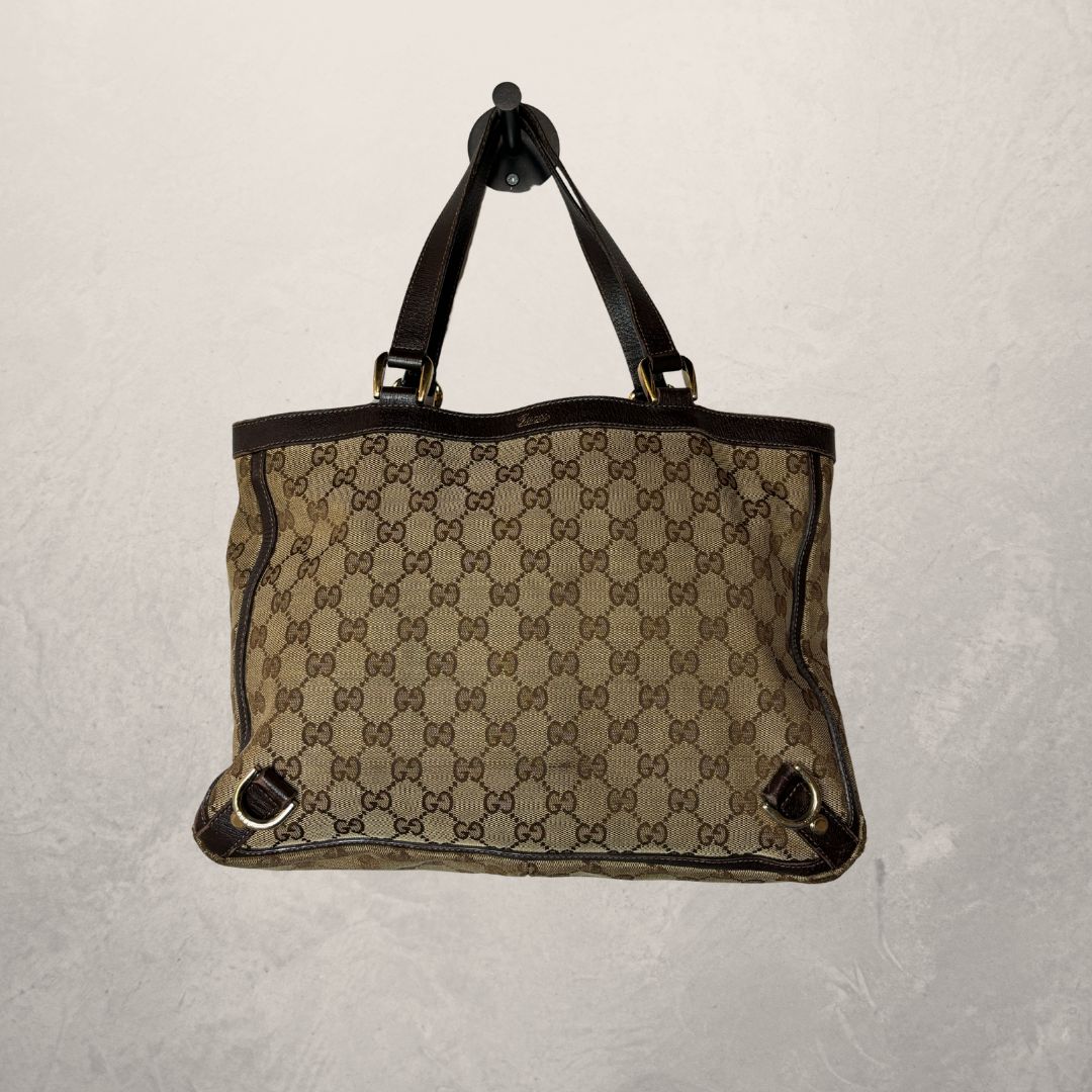 Gucci bruine monogram handtas