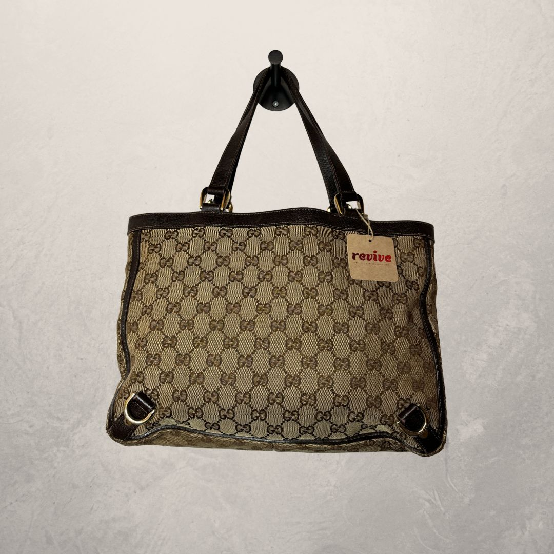 Gucci bruine monogram handtas