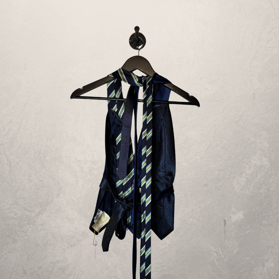 Gucci navy Halter tie top OS- By WNDYdesign