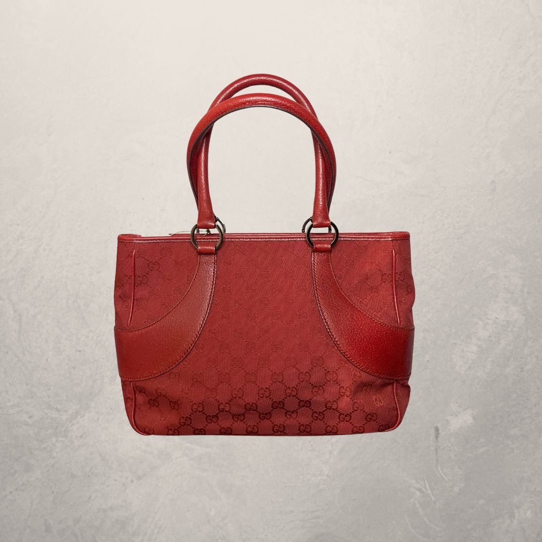 Gucci rode canvas handtas - door Romae Studios