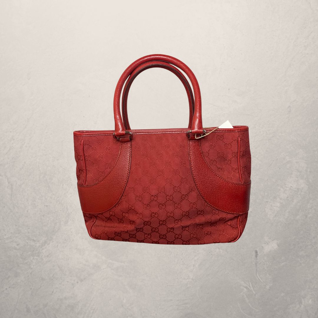 Gucci rode canvas handtas - door Romae Studios