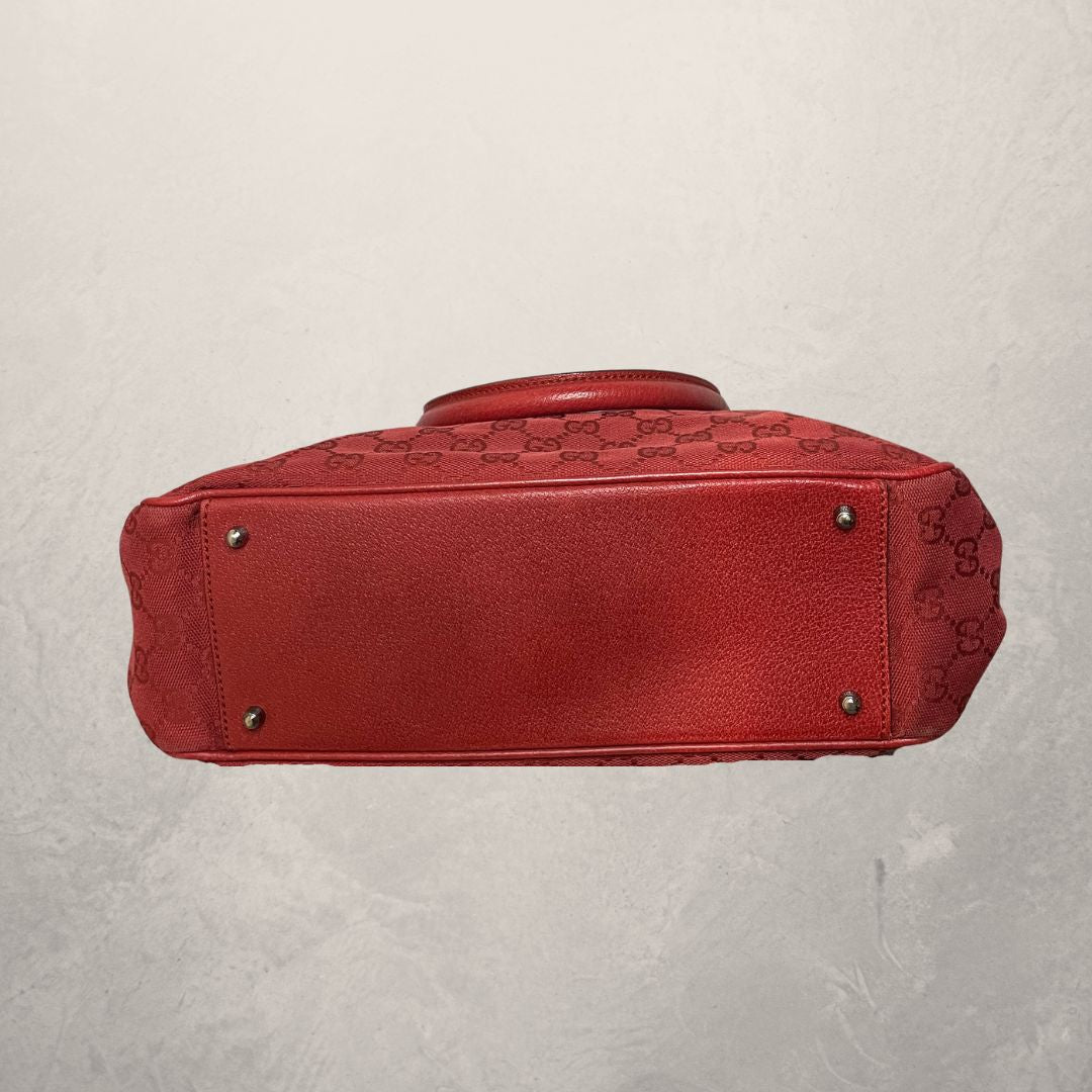 Gucci rode canvas handtas - door Romae Studios