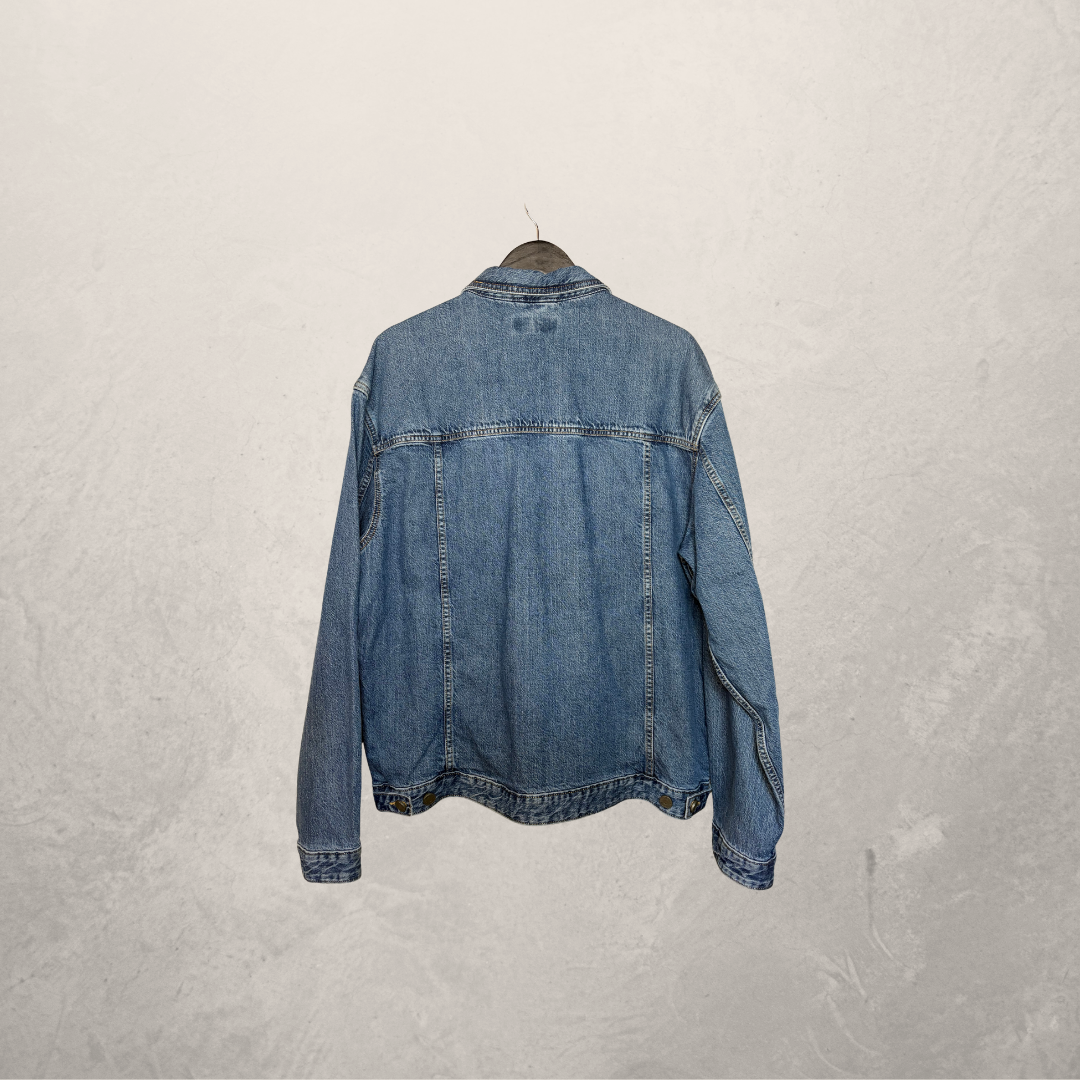 Guess mid-blue denim jack XL